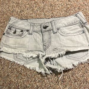 True Religion low Rise shorts